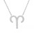 Diamond Zodiac Pendant Necklace (1/10 ct. t.w.) in 14K Yellow Gold or 14K White Gold