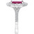 EFFY® Ruby (2-5/8 ct. t.w.) & Diamond (1 ct. t.w.) Halo Ring in 14k White Gold