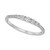 Diamond Graduated Ring (1/10 ct. t.w.) in 14k White Gold