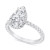 Certified Lab Grown Diamond Pear-Cut Halo Engagement Ring (2-1/2 ct. t.w.) in 14k Gold