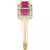 Ruby (1-3/4 ct. t.w.) & Diamond (1/4 ct. t.w.) Five Stone Halo Ring in 14k Gold (Also in Emerald & Sapphire)