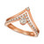 Nude Diamonds™ Crown Ring (5/8 ct. t.w.) in 14k Rose Gold