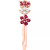 Ruby (3/8 ct. t.w.) & Diamond (1/6 ct. t.w.) Flower Band in 14k Rose Gold