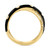EFFY® Diamond Black Enamel Crossover Statement Ring (1/4 ct. t.w.) in 14k Gold