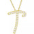 Diamond Initial Pendant Necklace (1/10 ct. t.w.) in 14k Gold Over Sterling Silver, 16" + 2" Extender