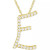 Diamond Initial Pendant Necklace (1/10 ct. t.w.) in 14k Gold Over Sterling Silver, 16" + 2" Extender