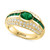 EFFY® Emerald (1-1/3 ct. t.w.) & Diamond (3/4 ct. t.w.) Ring in 14k Gold
