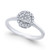 Diamond Cluster Promise Ring (1/4 ct. t.w.) in White Gold