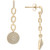 Diamond Circle Cluster Chain Drop Earrings (3/4 ct. t.w.) in 14k Gold, Created for Macy's