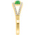 EFFY® Dyed Green Jade & Diamond (1/4 ct. t.w.) Openwork Ring in 14k Gold