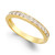 Diamond Band (1/10 ct. t.w.) in 18k Gold over Sterling Silver
