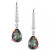 Gemstone (3-3/4 ct. t.w.) and Diamond Accent Birthstone Drop Earrings in Sterling Silver