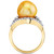 Cultured Golden South Sea Pearl (11mm) & Diamond (5/8 ct. t.w.) Ring in 14k Gold