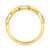 Diamond Link Statement Ring (1/4 ct. t.w.) in 14k Gold-Plated Sterling Silver