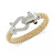 Diamond Horseshoe Clasp Mesh Bracelet (5/8 ct. t.w.) in 14k Gold-Plated Sterling Silver or 14k Rose Gold-Plated Sterling Silver (Also available in Sterling Silver)