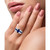 EFFY® Sapphire (2-3/8 ct. t.w.) & Diamond (1/2 ct. t.w.) Marquise Statement Ring in 14k White Gold
