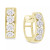 Men's Diamond Extra Small Huggie Hoop Earrings (1/4 ct. tw) in 10k Gold 12mm (Also in 10k White Gold)