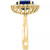 EFFY® Sapphire (1-7/8 ct. t.w.) & Diamond (3/8 ct. t.w.) Halo Ring in 14k Gold (Also available in Emerald)
