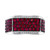 EFFY® Men's Ruby (2-1/2 ct. t.w.) & Diamond (1/10 ct. t.w.) Ring in Sterling Silver
