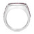 EFFY® Men's Ruby (2-1/2 ct. t.w.) & Diamond (1/10 ct. t.w.) Ring in Sterling Silver