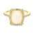Opal (1 ct. t.w.) & White Topaz (1/20 ct. t.w.) Ring Set in Gold-Plated Sterling Silver (Also Available in Other Gemstones)
