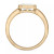 Lab-Created Morganite Oval Bezel Ring (5/8 ct. t.w.) in 14k Rose Gold-Plated Sterling Silver (Also in Lab-Created Opal)
