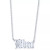 Diamond Accent Zodiac Name 18" Pendant Necklace in Sterling Silver or 14k Gold-Plated Sterling Silver