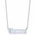 Diamond Accent Zodiac Name 18" Pendant Necklace in Sterling Silver or 14k Gold-Plated Sterling Silver