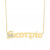 Diamond Accent Zodiac Name 18" Pendant Necklace in Sterling Silver or 14k Gold-Plated Sterling Silver