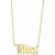 Diamond Accent Zodiac Name 18" Pendant Necklace in Sterling Silver or 14k Gold-Plated Sterling Silver