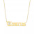 Diamond Accent Zodiac Name 18" Pendant Necklace in Sterling Silver or 14k Gold-Plated Sterling Silver