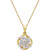 Diamond Love Knot 18" Pendant Necklace (1/10 ct. t.w.) in 18k Gold-Plated Sterling Silver or Sterling Silver