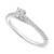 Diamond Solitaire Engagement Ring (1/2 ct. t.w.) in 14k White Gold