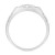 Men's Diamond Cluster Brick Pattern Ring (1/2 ct. t.w.) in 10k Gold