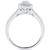 Diamond Emerald-Cut Halo Engagement Ring (1/3 ct. t.w.) in 14k White Gold