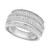 Diamond Multirow Statement Ring (3/4 ct. t.w.) in Sterling Silver
