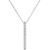 Diamond Bar Pendant Necklace (1/10 ct. t.w.) in Sterling Silver