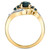 Sapphire (1-1/3 ct. t.w.) & Diamond (1/20 ct. t.w.) Ring in 10k Gold