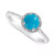 Cultured Freshwater Pearl & Diamond Accent Ring in Sterling Silver (Also in Onyx, Turquoise, & Labradorite )