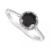 Cultured Freshwater Pearl & Diamond Accent Ring in Sterling Silver (Also in Onyx, Turquoise, & Labradorite )