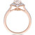 Morganite (1-1/7 ct. t.w.), White Sapphire (1/5 ct. t.w.) & Diamond (1/4 ct. t.w.) Ring in 14k Rose Gold