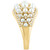 EFFY® Freshwater Pearl (2 - 3-1/2mm) & Diamond (1/3 ct. t.w.) Cluster Ring in 14k Gold