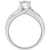 Diamond Channel-Set Crisscross Halo Engagement Ring (1 ct. t.w.) in 14k White Gold