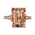 EFFY® Morganite (7-1/3 ct. t.w.) & Diamond (1/8 ct. t.w.) Ring in 14k Rose Gold
