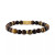 Multicolor Tiger Eye Beaded Stretch Bracelet in 14k Gold-Plated Sterling Silver (Also in Green Tiger Eye), Created for Macy's