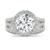 Moissanite Bridal Set (3-5/8 ct. t.w. Diamond Equivalent) in 14k White Gold