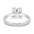 Moissanite Cushion Engagement Ring (2-5/8 ct. t.w. DEW) in 14k White Gold