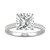 Moissanite Cushion Engagement Ring (2-5/8 ct. t.w. DEW) in 14k White Gold