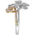 EFFY® Diamond Tri-Tone Flower Ring in 14k Gold (5/8 ct. t.w.)