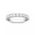 Moissanite Anniversary Band 1-1/10 ct. t.w. Diamond Equivalent in 14k White or Yellow Gold